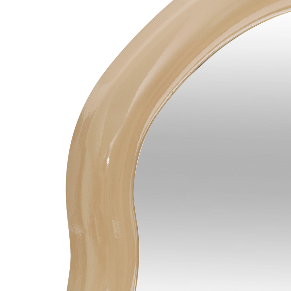 Διακοσμητικός Καθρέφτης Τοίχου (25x33) A-S Reza Beige 210436