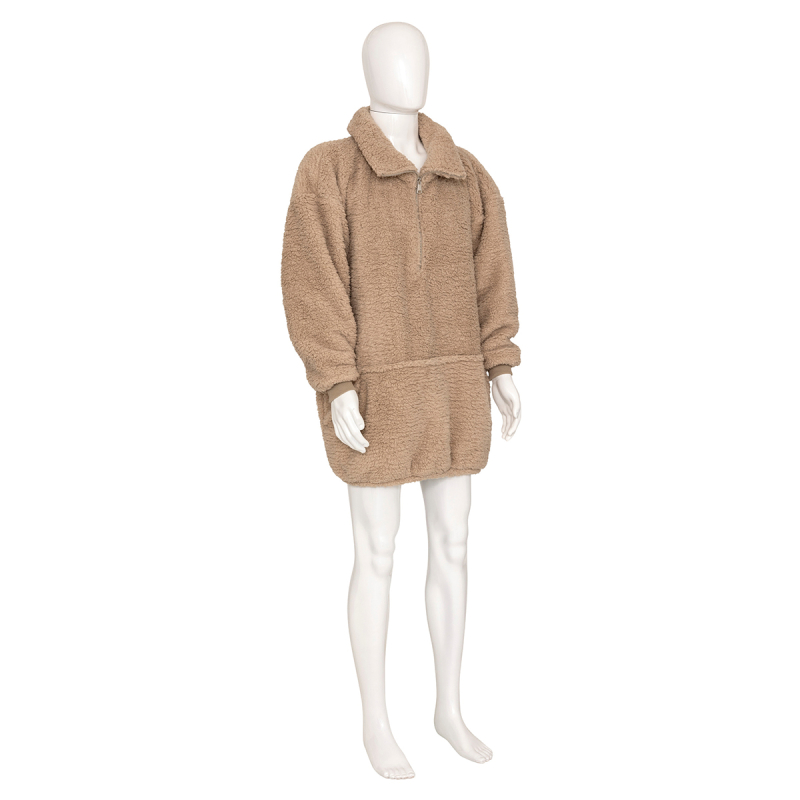 Fleece Φούτερ Με Sherpa (70x85) A-S Zipped 212517