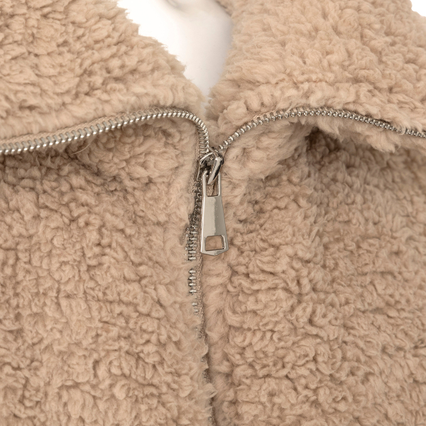Fleece Φούτερ Με Sherpa (70x85) A-S Zipped 212517