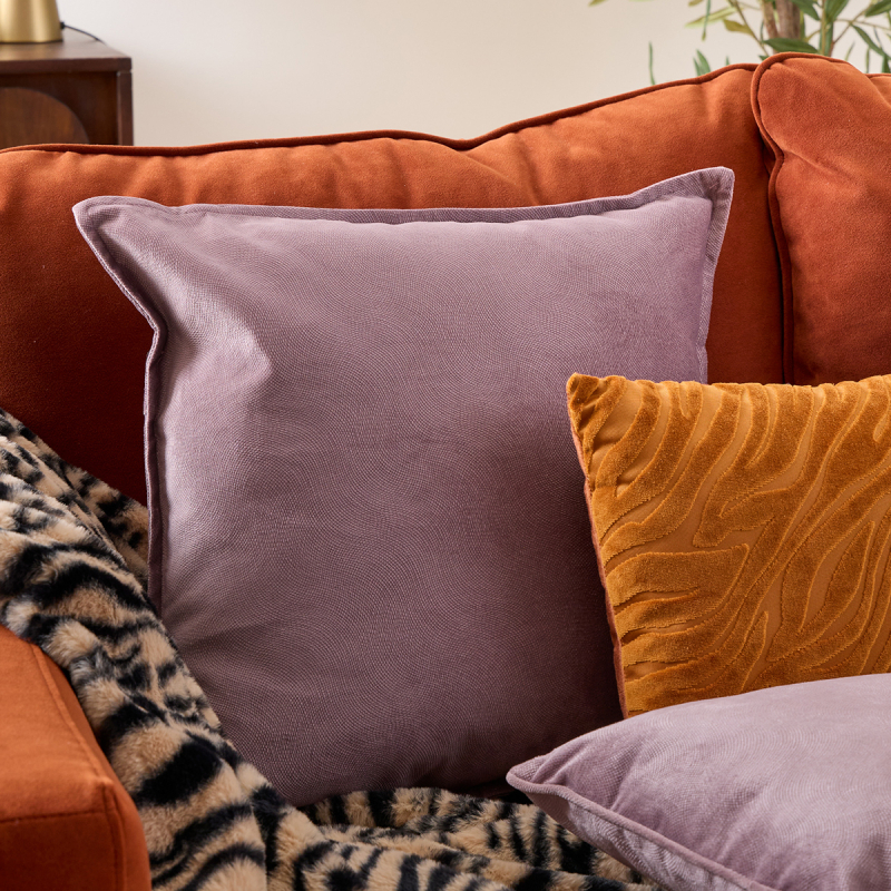 Διακοσμητικό Μαξιλάρι Βελουτέ (45x45) A-S Lilou Mauve 146200E