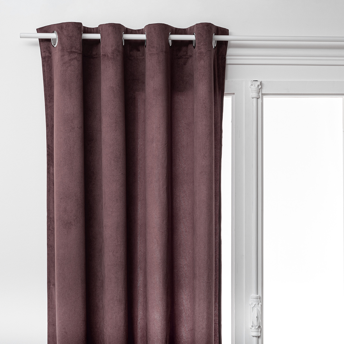 Κουρτίνα Βελουτέ (140X260) με Τρουκς A-S Lilou Mauve 146202E Home Κουρτίνες Σαλονιού Spitishop