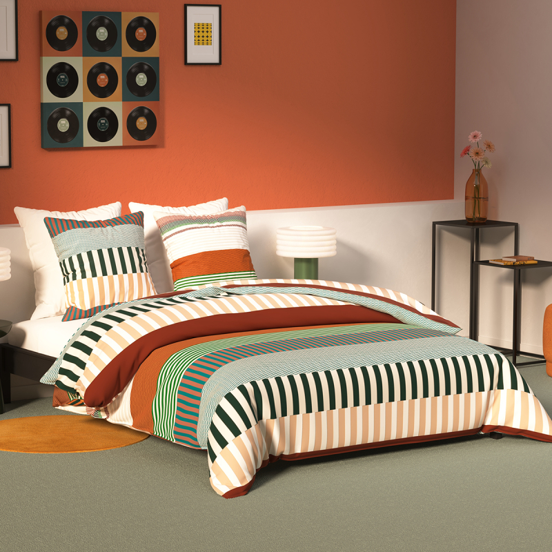 Παπλωματοθήκη Υπέρδιπλη (240x220) 2 Όψεων + Διακοσμητικές Μαξιλαροθήκες A-S Nocta 212548