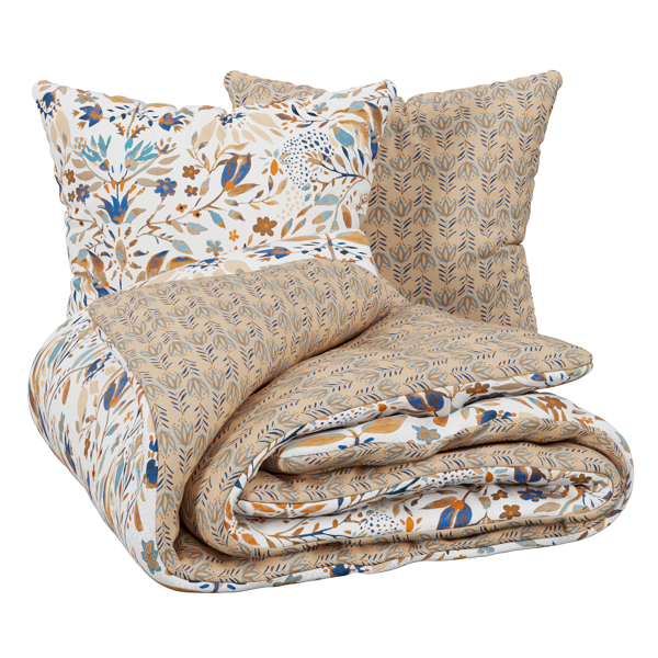 Παπλωματοθήκη Υπέρδιπλη (240x220) 2 Όψεων + Διακοσμητικές Μαξιλαροθήκες A-S Kilda 212554