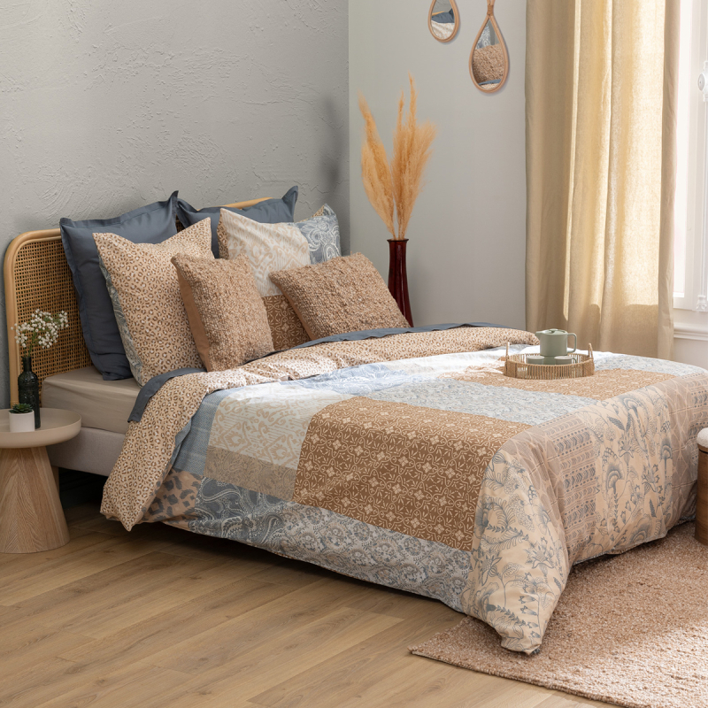 Παπλωματοθήκη Υπέρδιπλη (240x220) 2 Όψεων + Διακοσμητικές Μαξιλαροθήκες A-S Aiden 212556