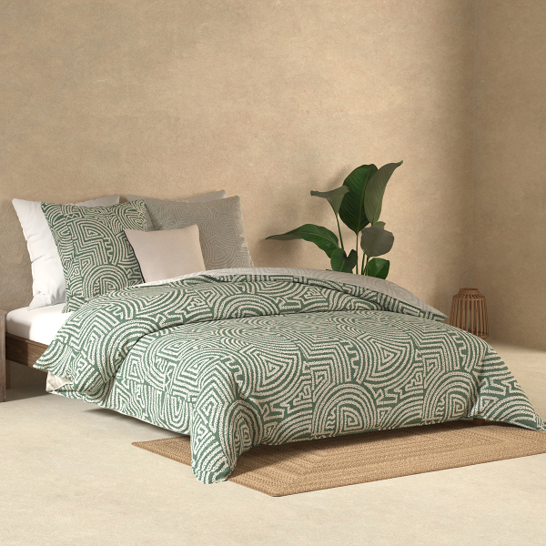 Παπλωματοθήκη Υπέρδιπλη (240x220) 2 Όψεων + Διακοσμητικές Μαξιλαροθήκες A-S Naya 212559