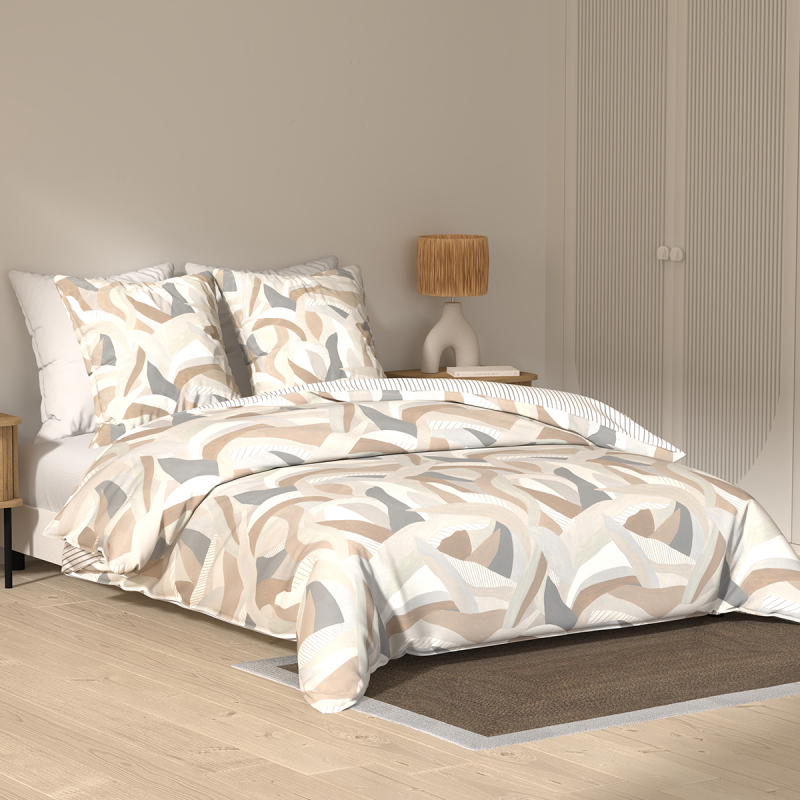 Παπλωματοθήκη King Size (260x240) 2 Όψεων + Διακοσμητικές Μαξιλαροθήκες A-S Aeris 212558