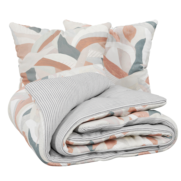 Παπλωματοθήκη King Size (260x240) 2 Όψεων + Διακοσμητικές Μαξιλαροθήκες A-S Aeris 212558