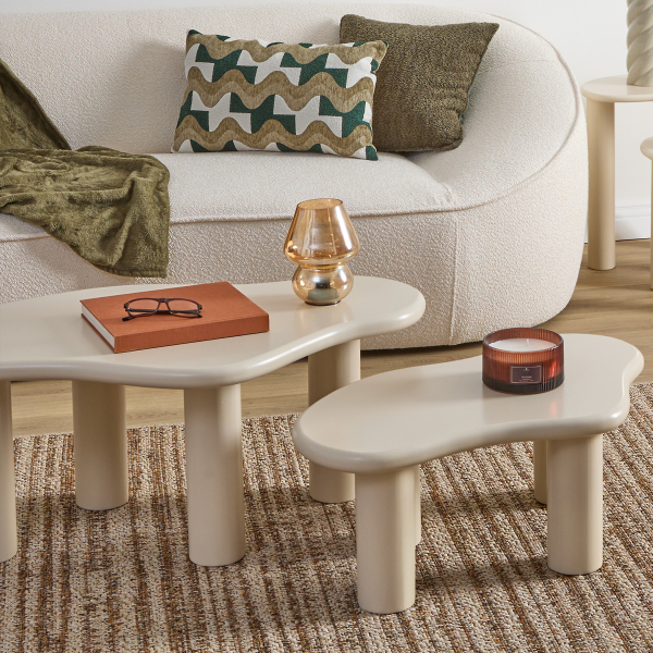 Τραπέζια Σαλονιού (Σετ 2τμχ) A-S Olao 206092