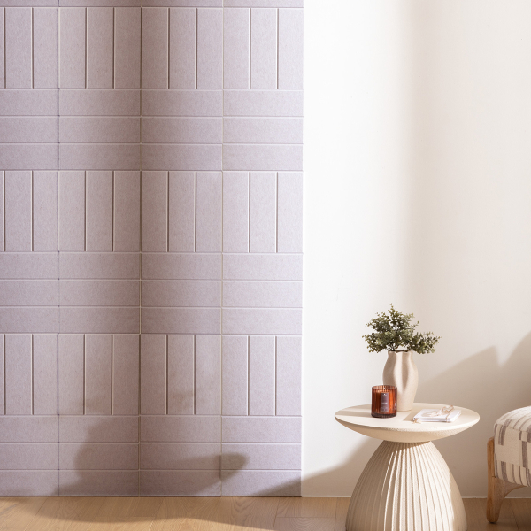 3D Πάνελ Τοίχου Πλαστικά (Σετ 3τμχ) A-S Felt Grey 212906