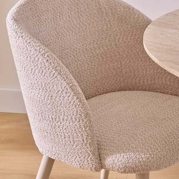 Καρέκλα Τραπεζαρίας (60x54x80) A-S Celeste Beige 207351C