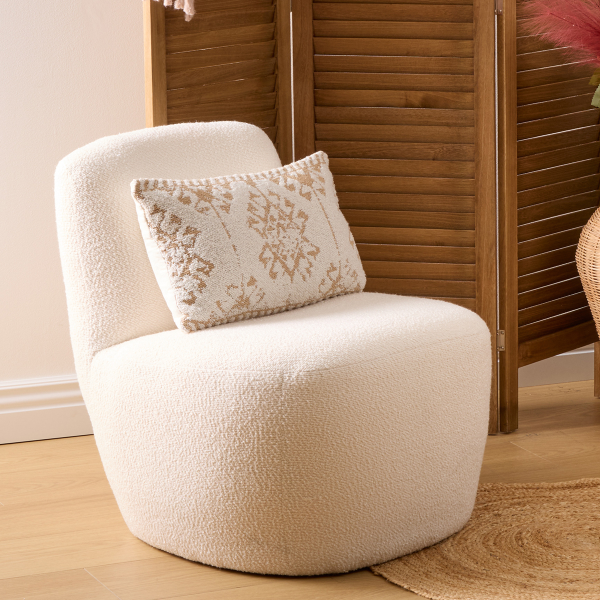 Spitishop Πολυθρόνα (63x71x68) A-S Leone Ivory 202214E