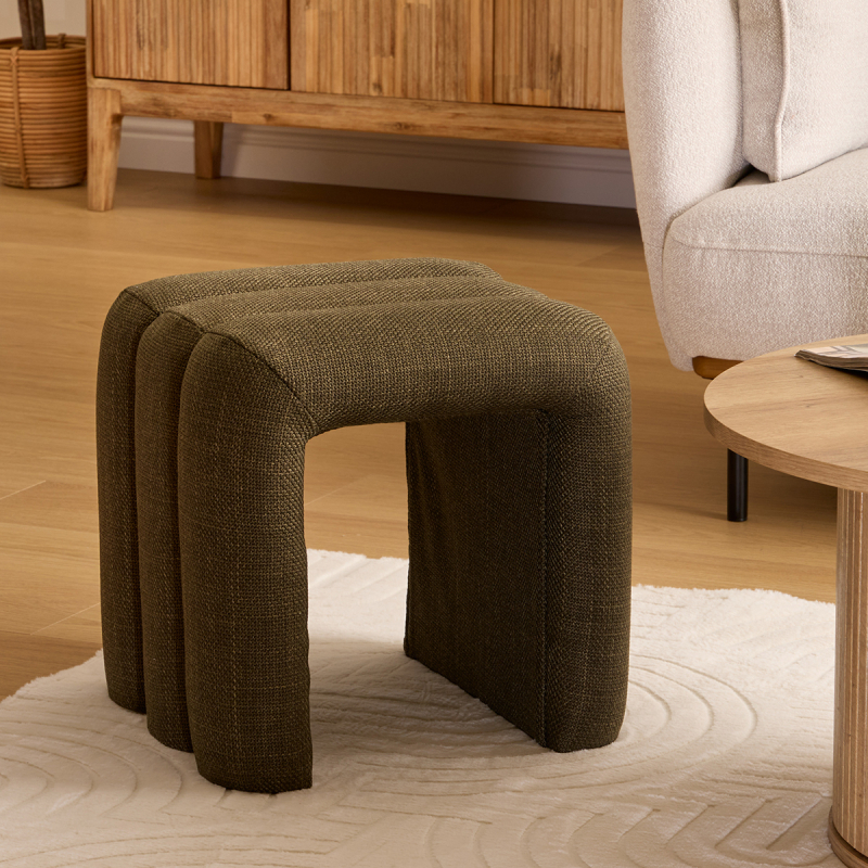 Σκαμπό (43x42x44) A-S Sisco Khaki 207376B