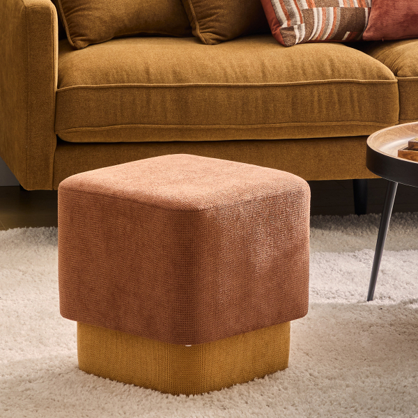 Σκαμπό 2 σε 1 (41x41x42) A-S Doki Amber/Ochre 207374B