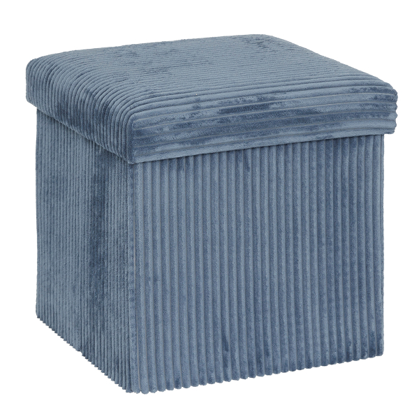 Σκαμπό Με Αποθηκευτικό Χώρο (38x38x38) A-S Arum Blue207381B