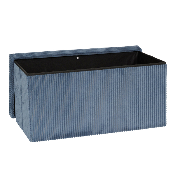 Ταμπουρέ Με Αποθηκευτικό Χώρο (76x38x38) A-S Arum Blue 207382B