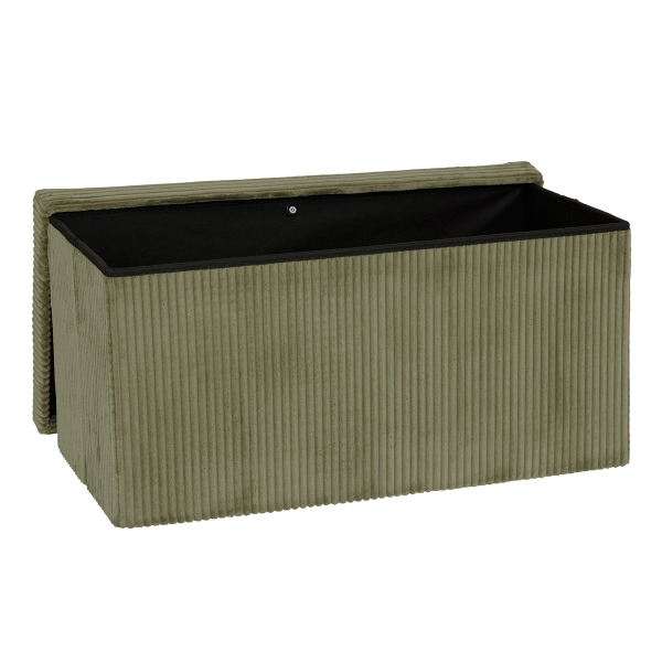 Ταμπουρέ Με Αποθηκευτικό Χώρο (76x38x38) A-S Arum Khaki 207382C