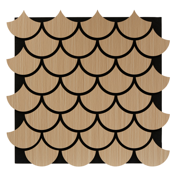 3D Πάνελ Τοίχου Ξύλινο (64x66) A-S Clint 212909