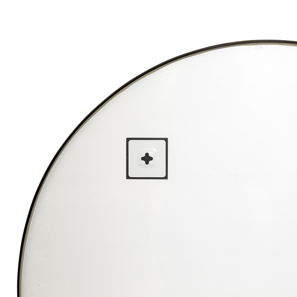 Διακοσμητικός Καθρέφτης Τοίχου (90x65) A-S Alice Black 212921A