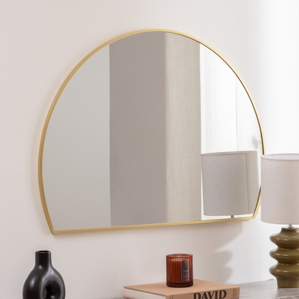 Διακοσμητικός Καθρέφτης Τοίχου (90x65) A-S Alice Gold 212921B