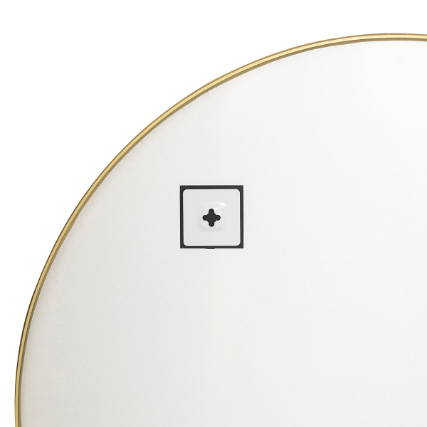 Διακοσμητικός Καθρέφτης Τοίχου (90x65) A-S Alice Gold 212921B