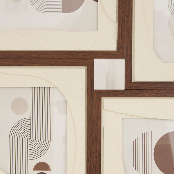 Κορνίζα Τοίχου 4 Θέσεων (47x2x47) A-S Jilani 212935