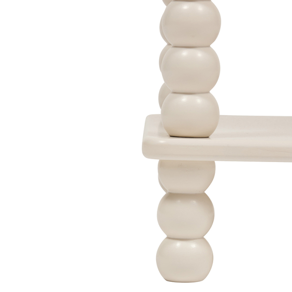 Βοηθητικό Τραπεζάκι (40x40x45) A-S Chamlo Ivory 213007A