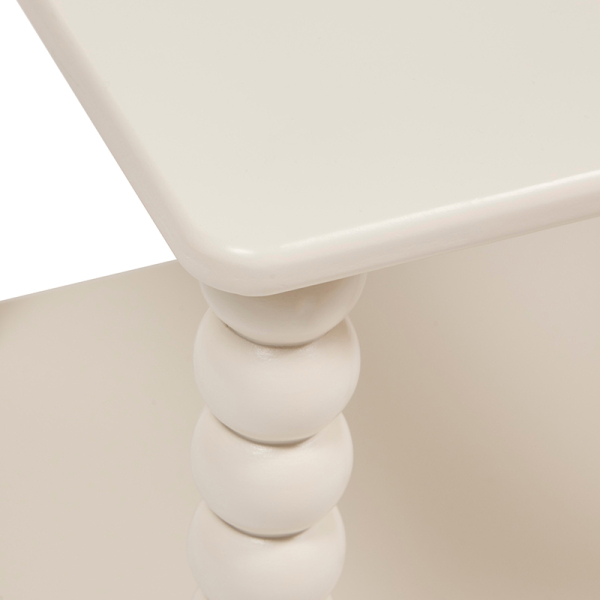 Βοηθητικό Τραπεζάκι (40x40x45) A-S Chamlo Ivory 213007A