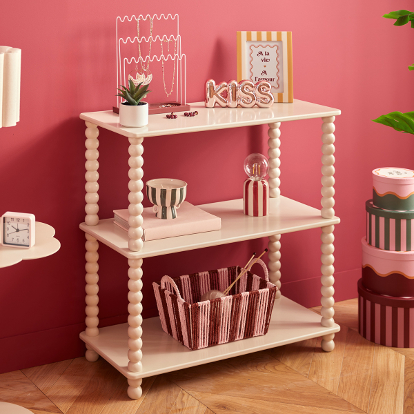 Ραφιέρα Δαπέδου 3 Θέσεων (75x34x75) A-S Chamlo Ivory 213008A