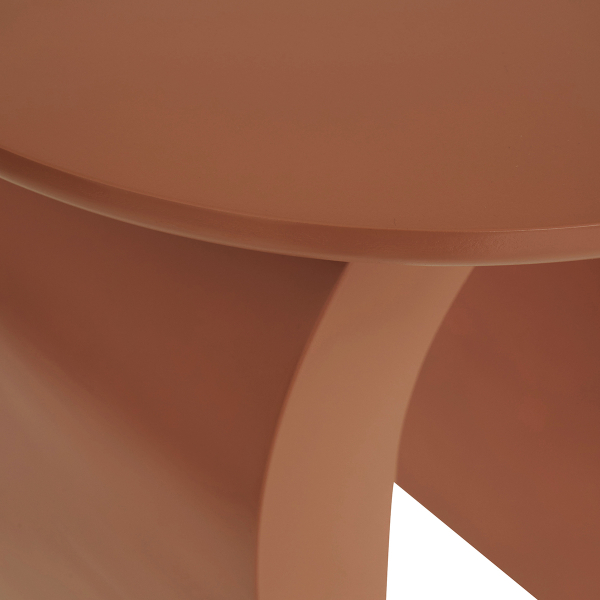 Βοηθητικό Τραπεζάκι (Φ40x45) A-S Stoa Brown 206096B