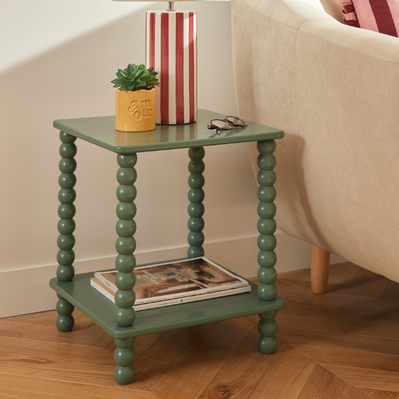 Βοηθητικό Τραπεζάκι (40x40x45) A-S Chamlo Green 213007B