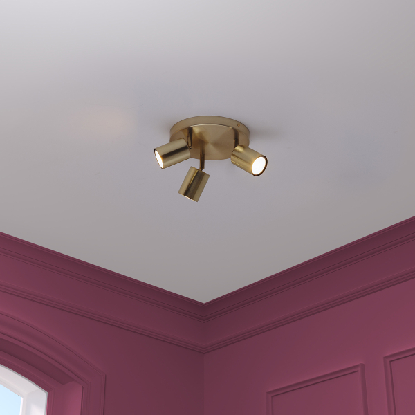 Σποτ Τρίφωτο A-S Vico Gold 205980B