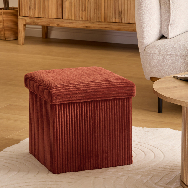 Σκαμπό Με Αποθηκευτικό Χώρο (38x38x38) A-S Arum Amber 207381D