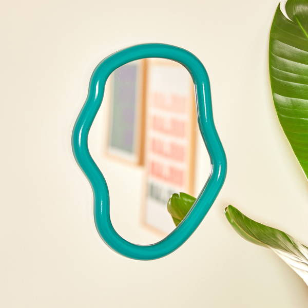 Διακοσμητικός Καθρέφτης Τοίχου (25x33) A-S Reza Green 210436A