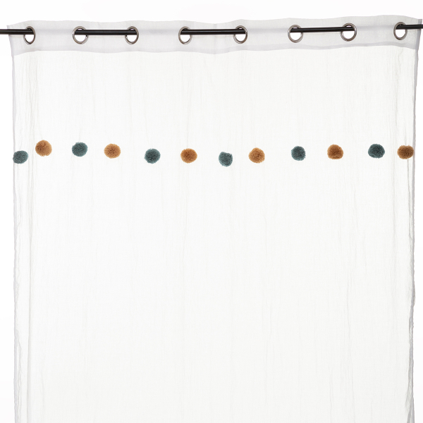Παιδική Κουρτίνα (140x240) Με Τρουκς A-S Pompoms 174336B