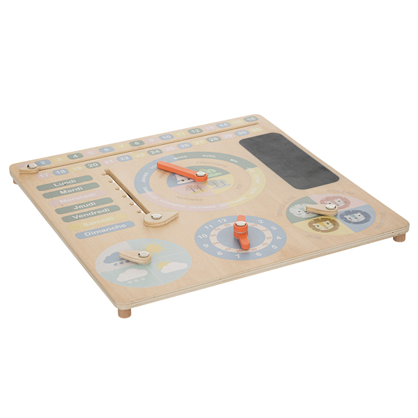 Ξύλινο Εκπαιδευτικό Παιχνίδι Ημερολόγιο (29.5x29.5) A-S Calendar 195845