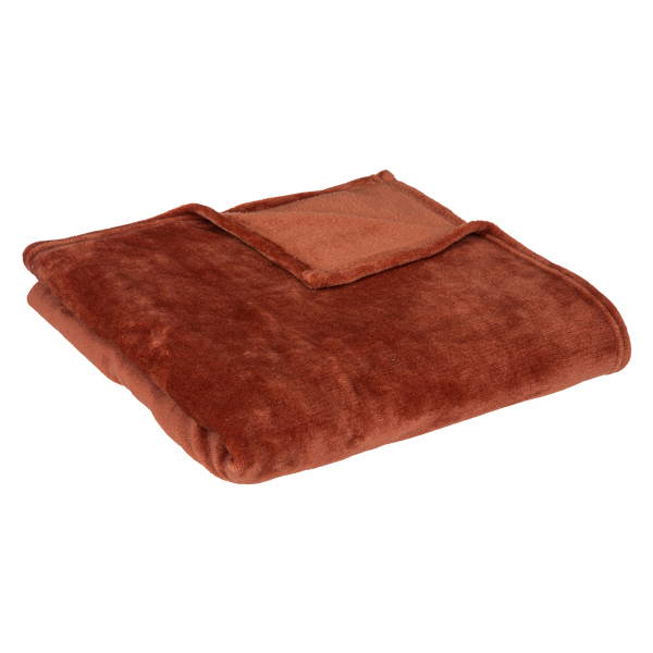 Κουβέρτα Καναπέ Fleece (130x180) A-S Flannel Terracotta 156047I