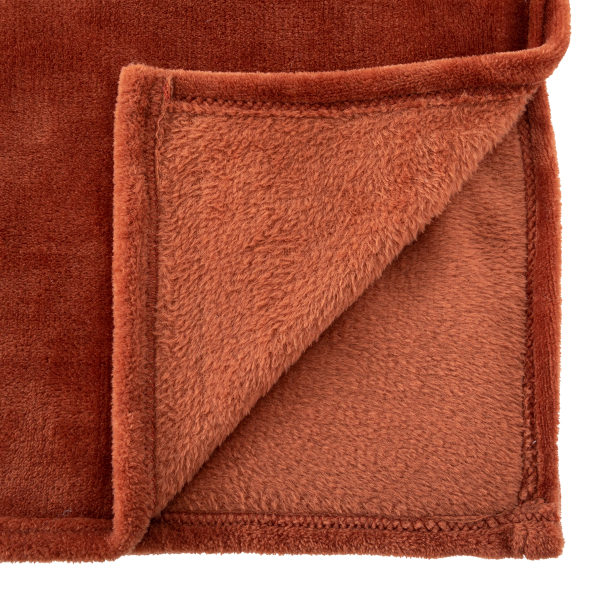 Κουβέρτα Καναπέ Fleece (130x180) A-S Flannel Terracotta 156047I