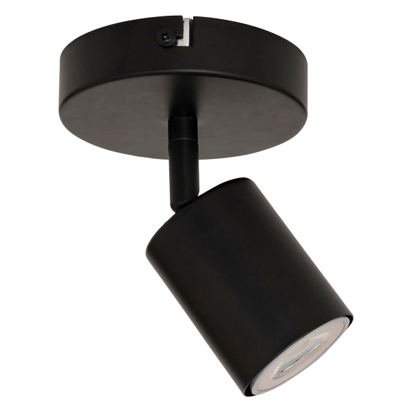 Σποτ Μονόφωτο A-S Vico Black 205930A