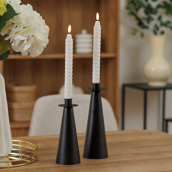 Διακοσμητικά Φωτιστικά Κεριά LED (Σετ 2τμχ) A-S Aloe White 207005A