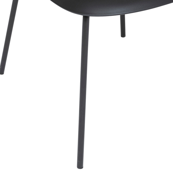 Καρέκλα Τραπεζαρίας (44.5x51x79) A-S Asan Black 207300A