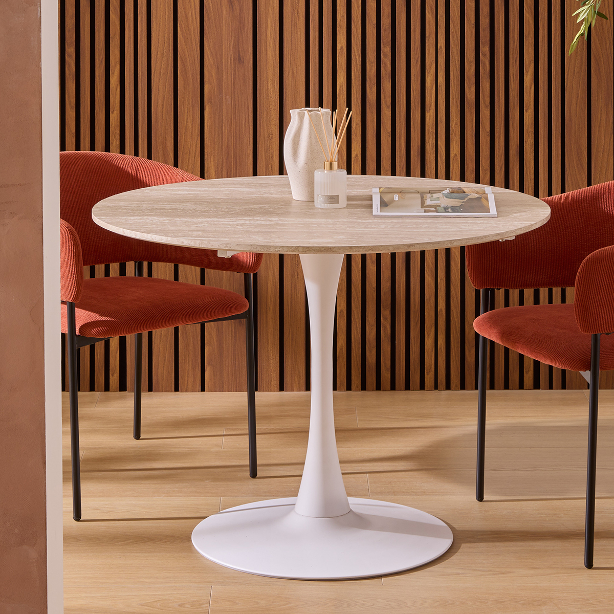 Spitishop Τραπέζι Κουζίνας (Φ102x76) A-S Elias 184932B