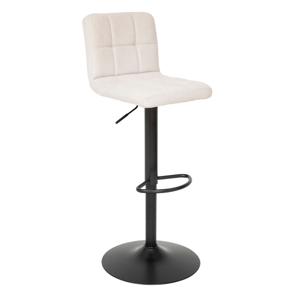 Σκαμπό Μπαρ Με Πλάτη (45x52x104) A-S Delek Beige 207339A