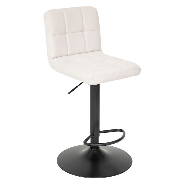 Σκαμπό Μπαρ Με Πλάτη (45x52x104) A-S Delek Beige 207339A