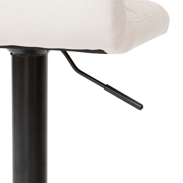 Σκαμπό Μπαρ Με Πλάτη (45x52x104) A-S Delek Beige 207339A