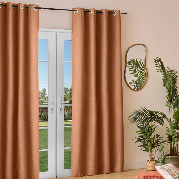 Κουρτίνα Συσκότισης (140x260) Με Τρουκς A-S Lua Amber 172435E