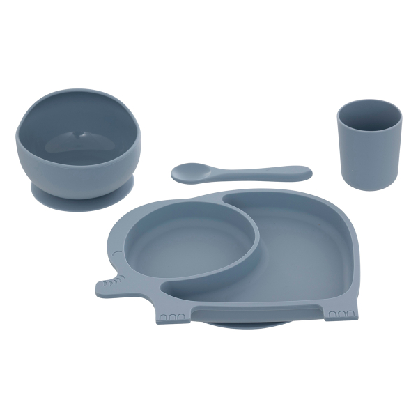 Παιδικό Σετ Φαγητού 4τμχ A-S Yum Blue 174347D