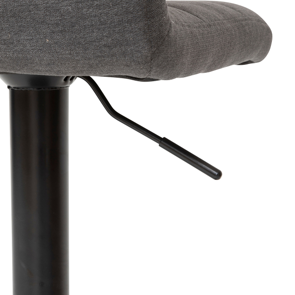 Σκαμπό Μπαρ Με Πλάτη (45x52x104) A-S Delek Grey 207339B