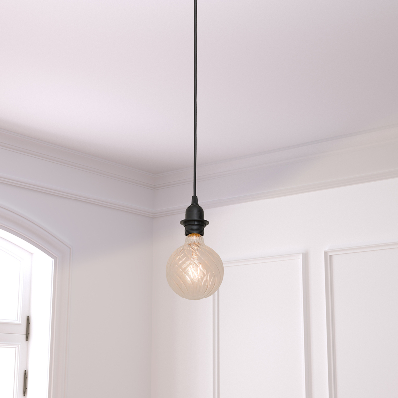 Ανάρτηση Φωτιστικού Οροφής A-S Noe Black 202643B