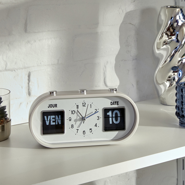Ρολόι Επιτραπέζιο (20x6x9.5) - Ξυπνητήρι A-S Edouard 210415