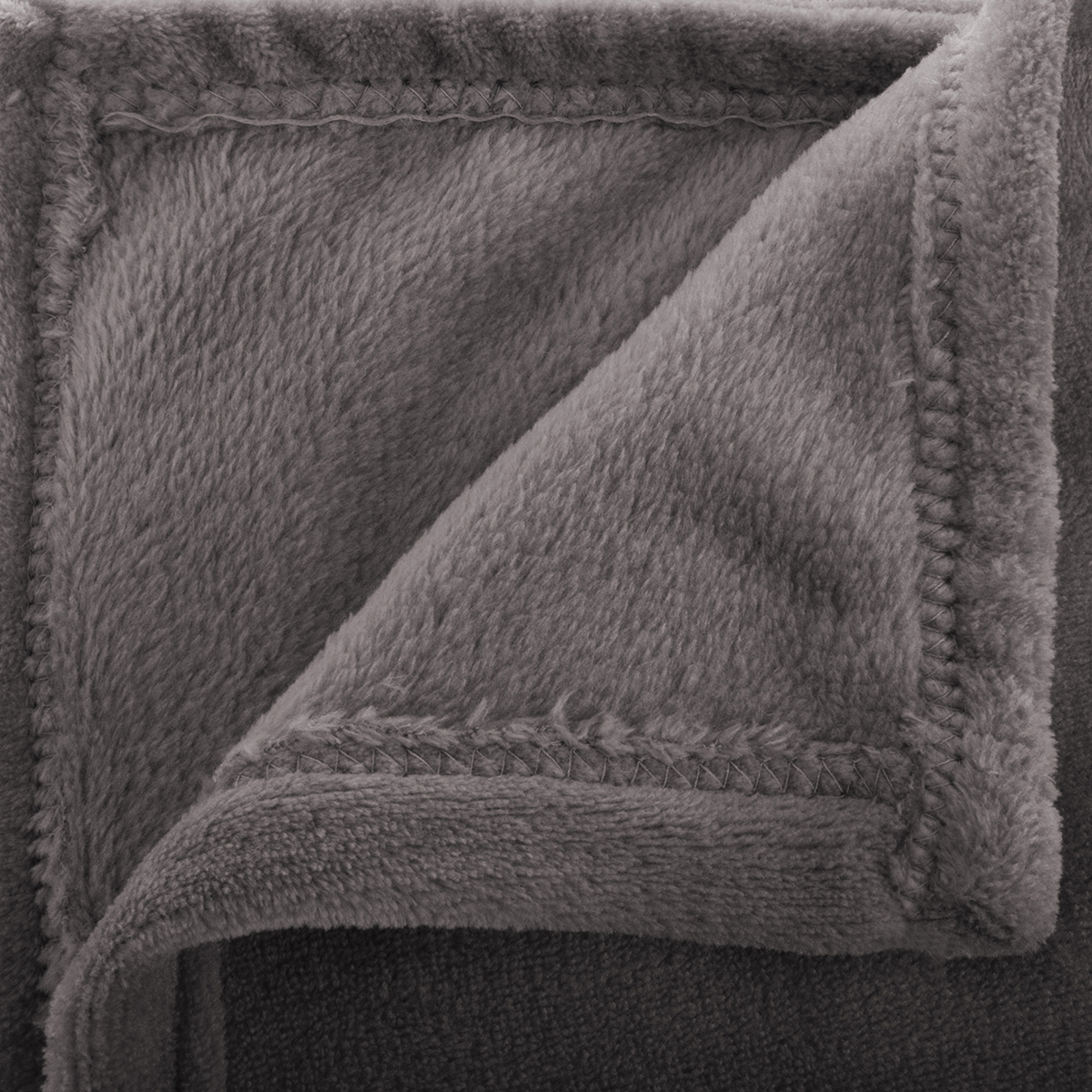Κουβέρτα Καναπέ Fleece (130X180) A-S Flannel D Grey 156047L Home Λευκά Είδη Σαλονιού Κουβέρτες Spitishop